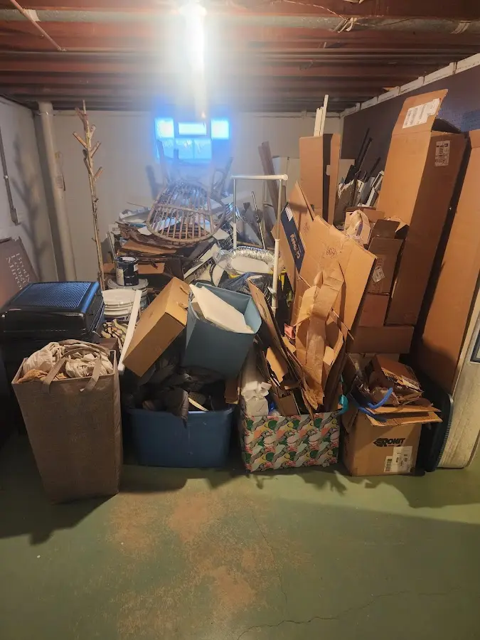 Roll-off dumpster container at job site for Roll Off Dumpster Rental in West Covina